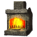 Stone Fireplace from Ark: Survival Evolved